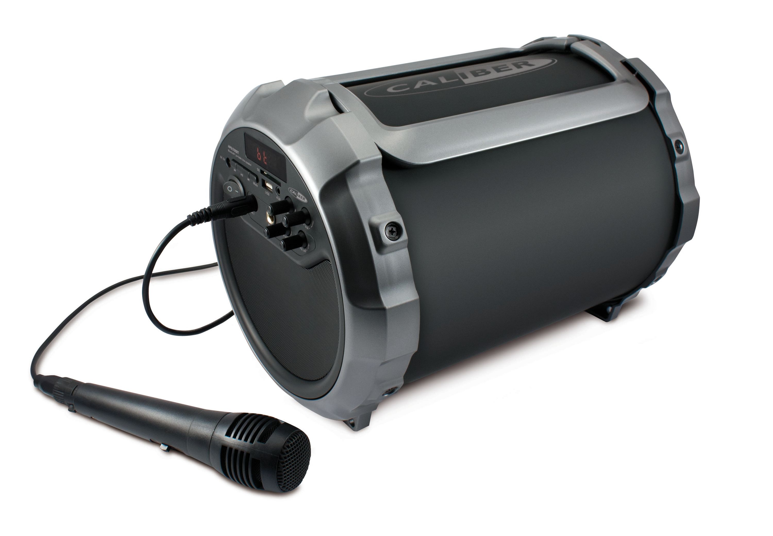 Bezdrôtový reproduktor Caliber Bluetooth s dobíjateľnou batériou - kompletná karaoke súprava s mikrofónom a ultrazvukom (HPG512BT)