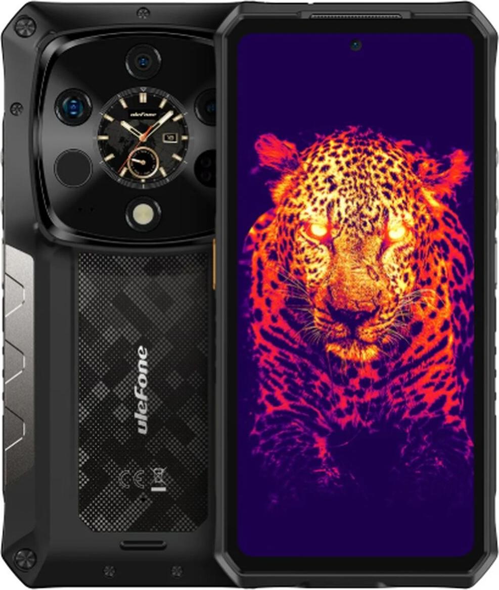 Smartphone Ulefone ARMOR 28 ULTRA THERMAL VERSION 16 GB RAM 512 GB Schwarz