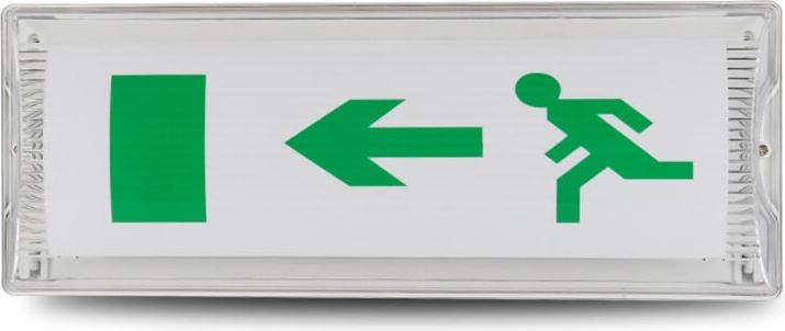 Mmgoqqt Sicherheits-Evakuierungsanzeigeleuchte, Notausgangsleuchte, LED-Sicherheits-Notausgangsleuchte, LED-Notausgangsschildleuchte für Einkaufszentren, Supermärkte usw. (35 x 115,5 cm) Kau-LA-251125-82