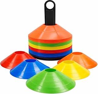 Akhan Markierungshütchen Hütchen farbig, Zubehör für Fußball & Slalomtraining - Kegel Trainingszubehör & Fußballzubehör - Outdoor 174831682