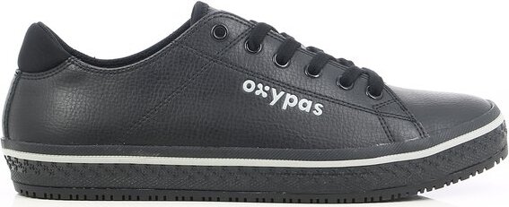OXYPAS Clark Leder Sneaker Schnürschuh mit rutschfester Sohle für Pflegeberufe 167621
