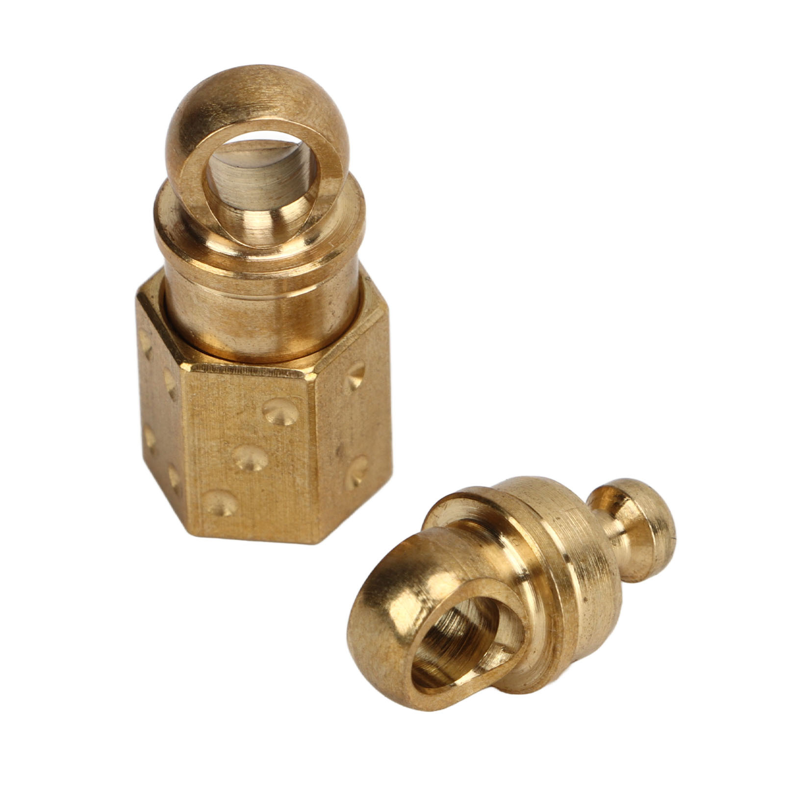 Cocosity Quick Release Keychain,Key Chain Snap Lock Holder,Abnehmbare Pull Apart Key Rings,Abnehmbare Keyring Keychain,Separate Chain Lock Holder,Brass Quick Release Keychain