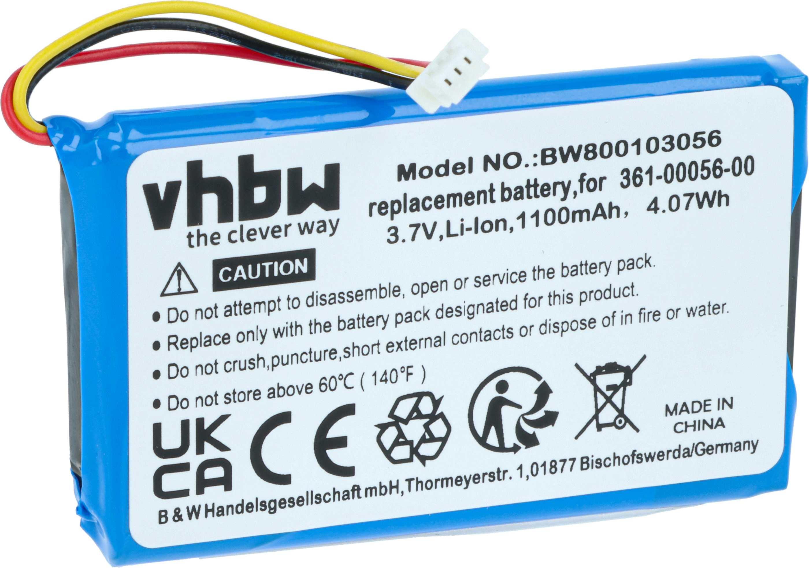 Akku Für Garmin GPS - 750mAh Li-Ion Ersatzakku 361-00056-08