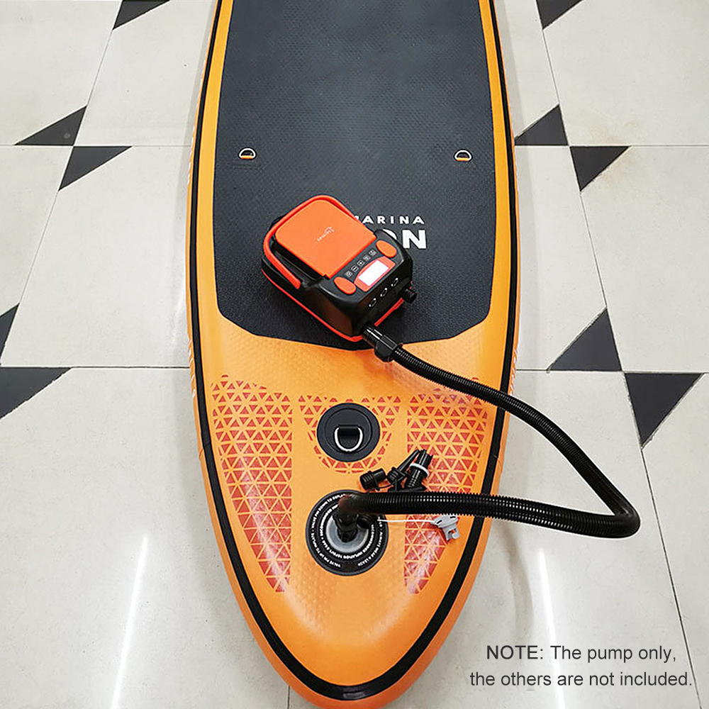 16PSI Inteligentná dvojstupňová vzduchová pumpa so 6 ks trysiek LCD displej 6000 mAh Elektrická pumpa na podporu nafukovania a vyfukovania