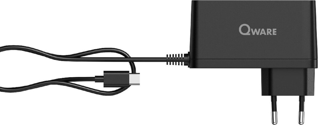 Nabíjačka Qware 39W - napájací adaptér USB-C kompatibilný s Nintendo Switch a zariadeniami