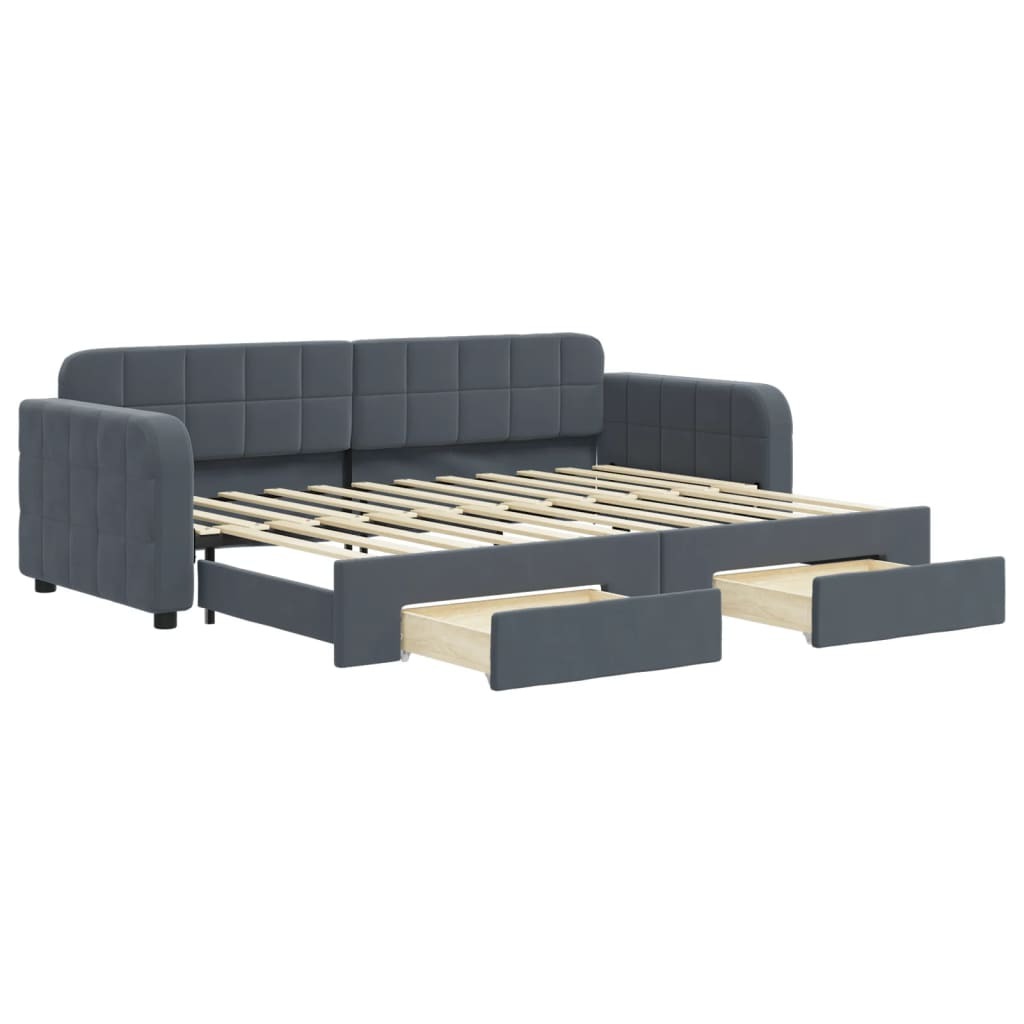 VIDAXL - Letto Da Giorno Giallo 90x200 Cm In Velluto - ePRICE