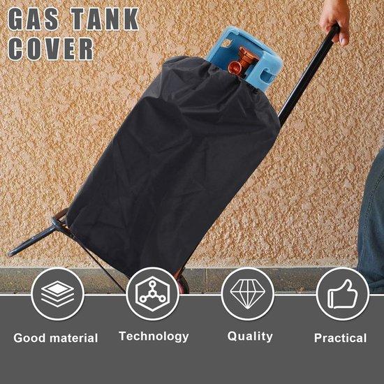 OEM Allecto ist ein Markenname, daher entferne ich ihn. Hoogwaardige afdekhoes für Gasflasche mit Oxford-Tuch, UV-Schutz, Feuerfest - Schwarz 2026