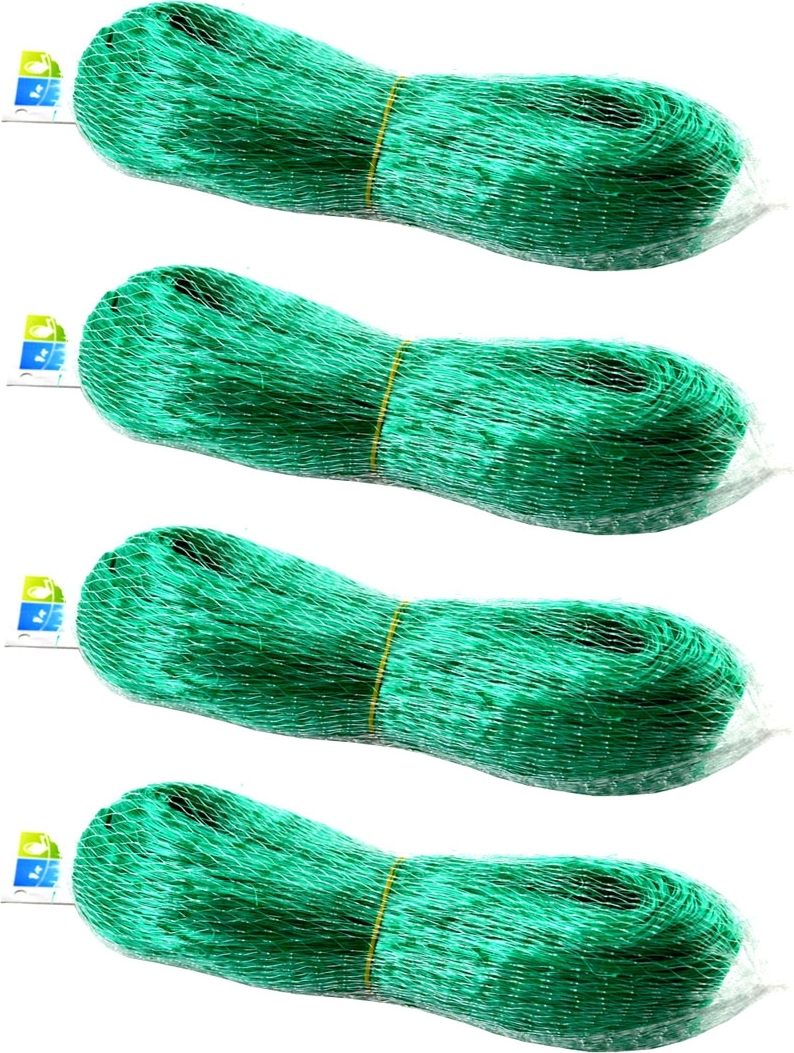 HAC24 4er Set Gartennetz 4x5 Meter Vogelschutznetz Laubnetz Schutznetz Vogelnetz Laubschutznetz Teichnetz 129624585