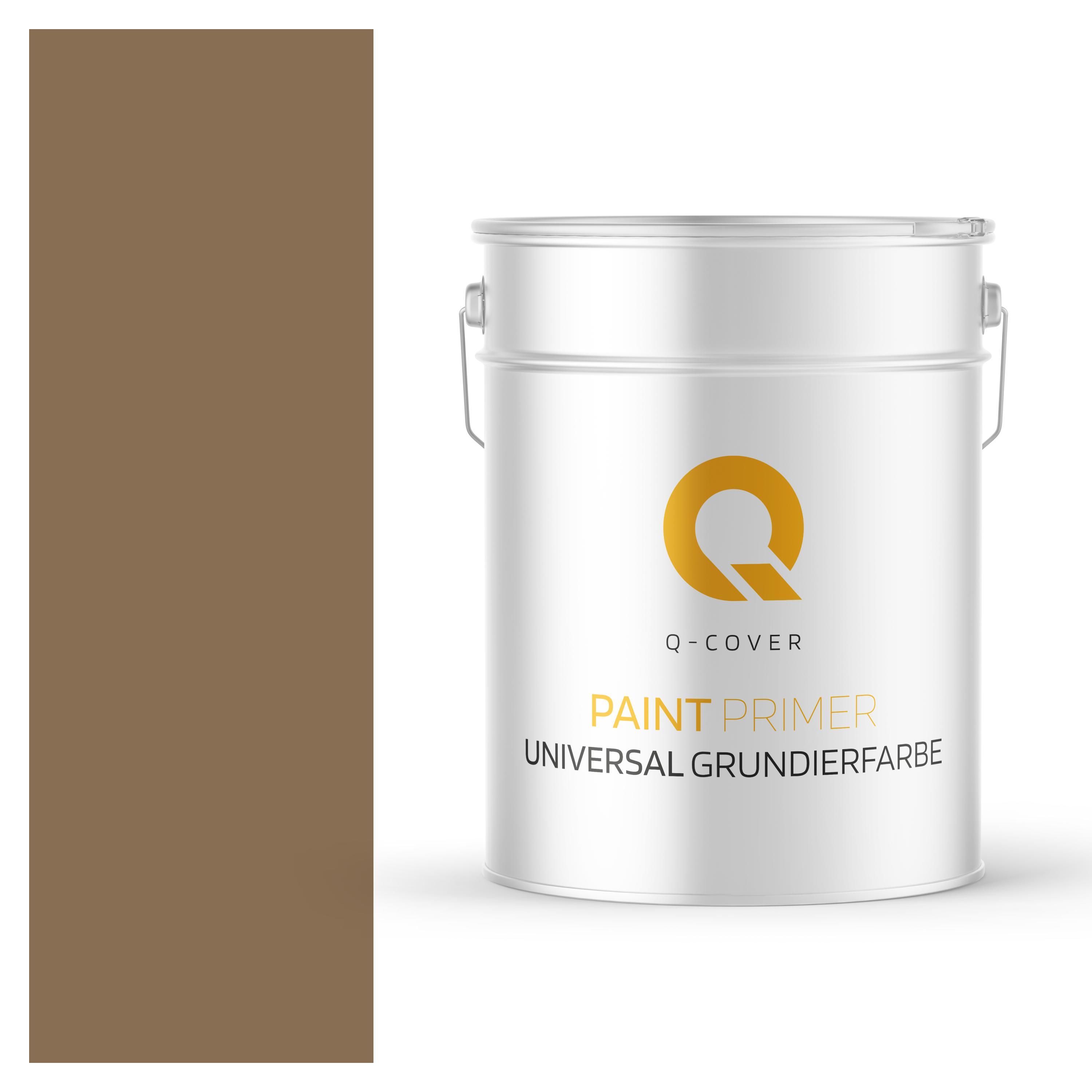 Q-Cover Grundierfarbe Kakao 10L | Universal Grundierung für Innen & Außen | Acrylatdispersion