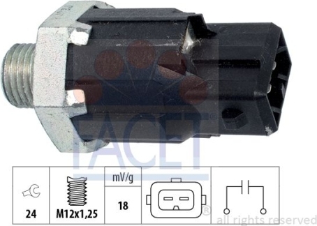 1 Klopfsensor FACET 9.3224 Italy - OE Equivalent für LADA NISSAN OPEL