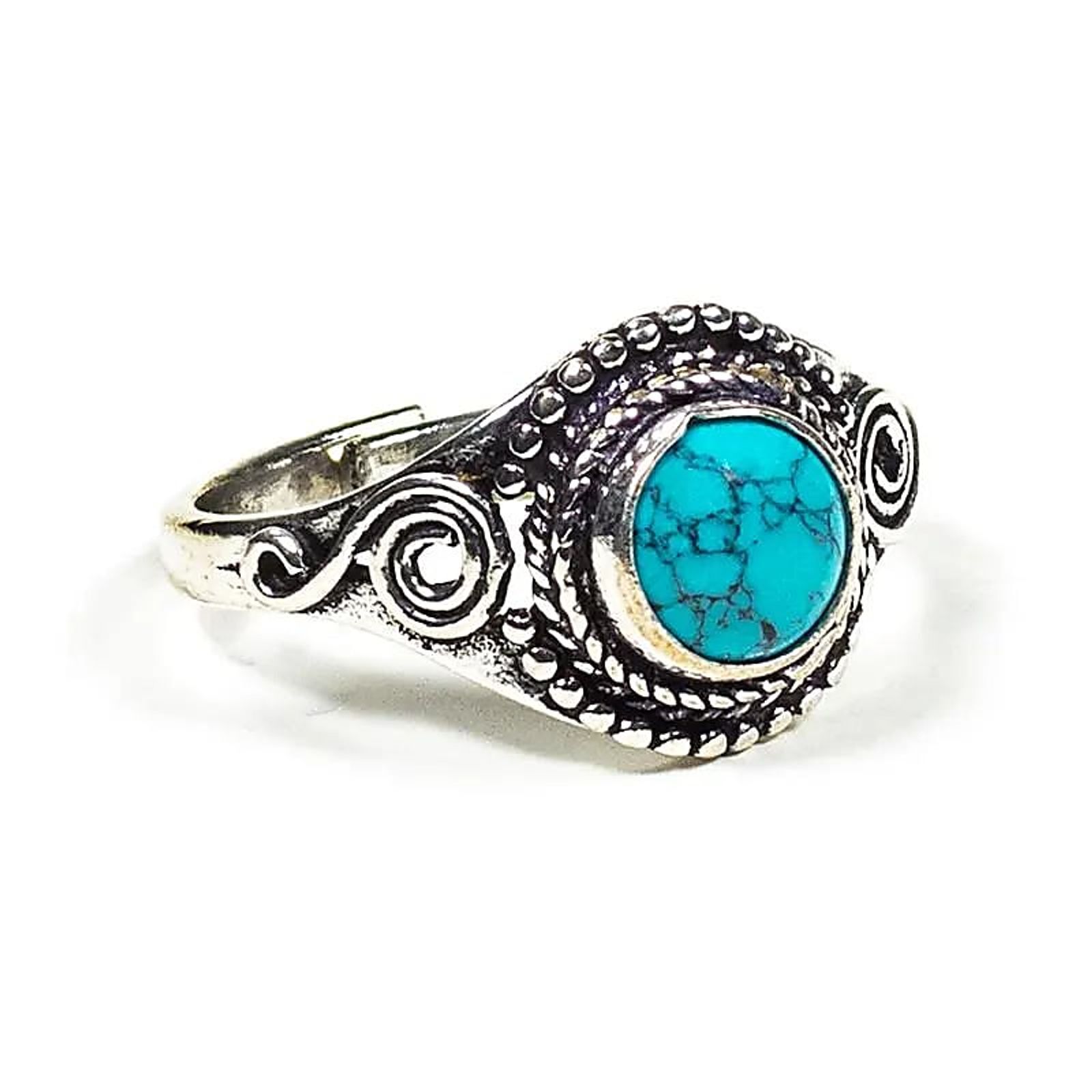 Bahadra Ring mit Türkis -- 1cm online bestellen
