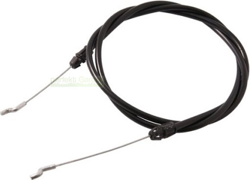 perfektGarten 147 CM - 2X Z-Haken Ende Bowdenzug Seilzug Antriebszug für Baumarkt Rasenmäher 856