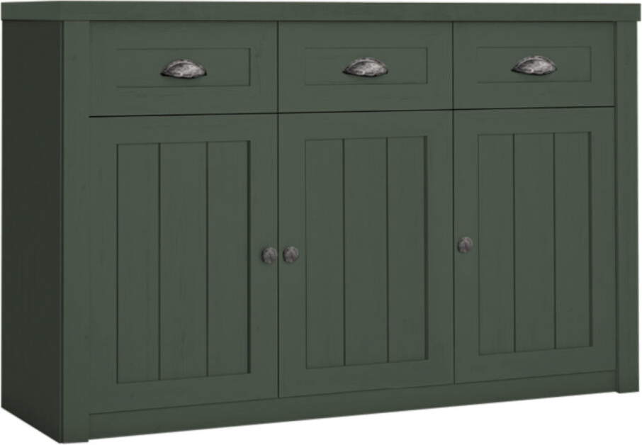 VENETI Breite kombinierte Kommode MARIONA - grün 011-10-00011
