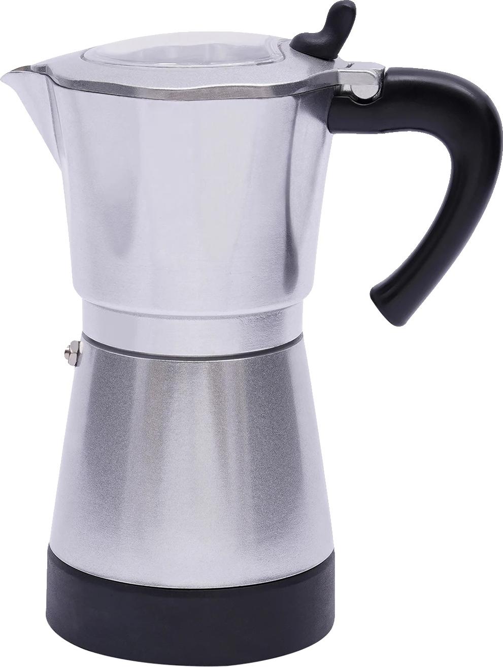 OEM Elektrischer Espressokocher, 300 ml Kapazität, 480 W Leistung, Hellgrau 3597