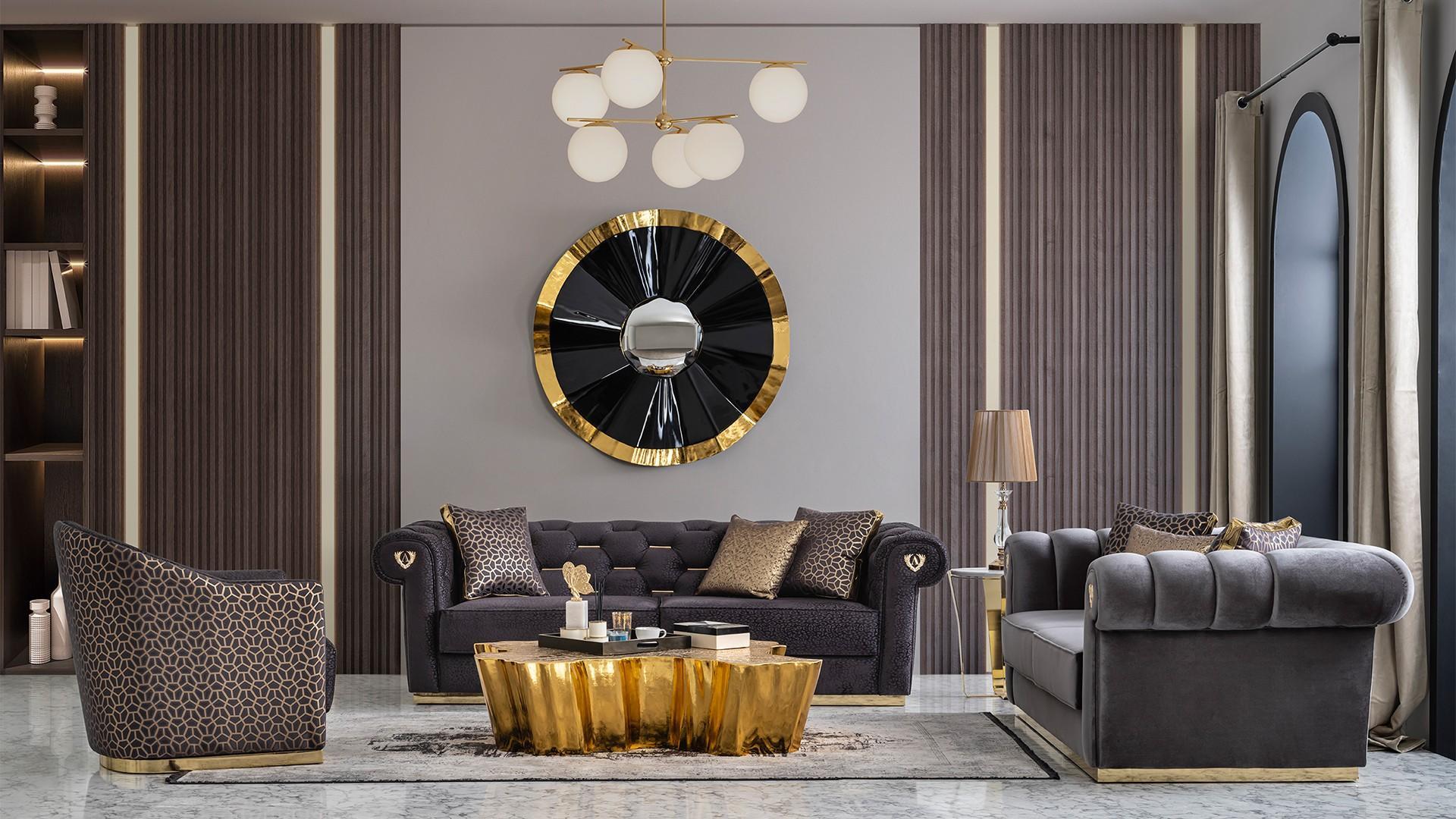 AEA Loungemöbel Sofagarnitur Sitzgarnitur Sofa Couch Sofalandschaft Polsterecke 4tlg JVM4067282914254
