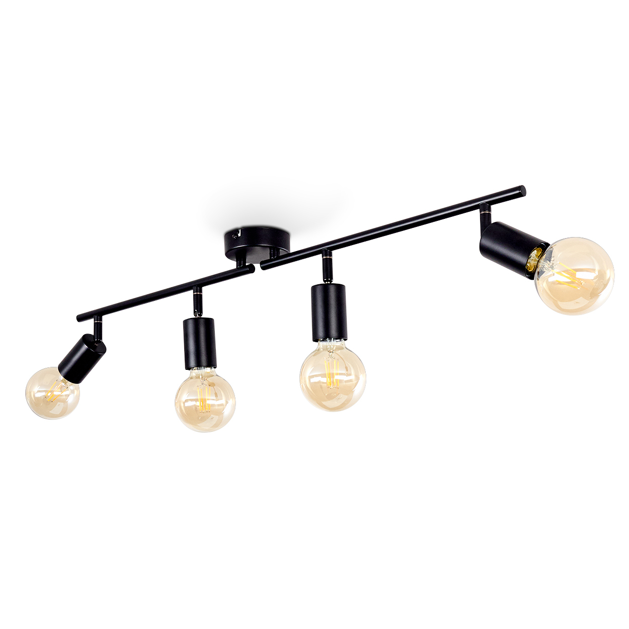 hofstein Agnino »Agnino« Deckenlampe aus Metall in Schwarz H3497876