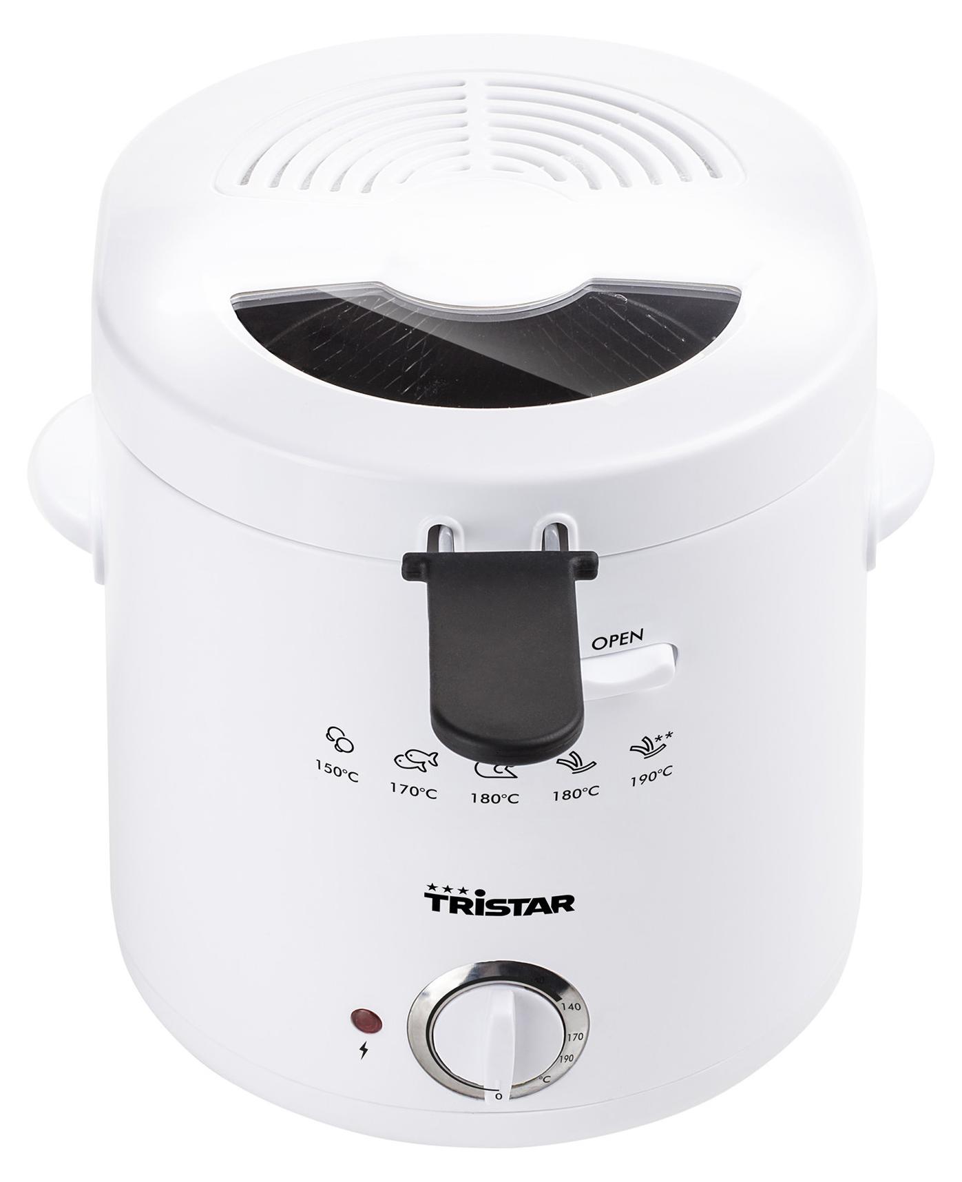 Tristar Haushaltsgeräte Tristar FR-6941 Fritteuse, Fritteuse, 1,5 l, 130 °C, 190 °C, Einzelbild, Weiß