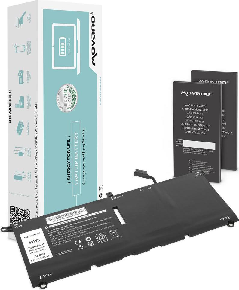 DXGH8 G8VCF Batéria pre Dell XPS 13 9370 9380