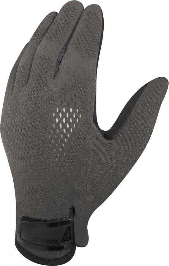 CHIBA Viper - Radhandschuhe dunkelgrau, S, Gelpolsterung, Touchfinger.