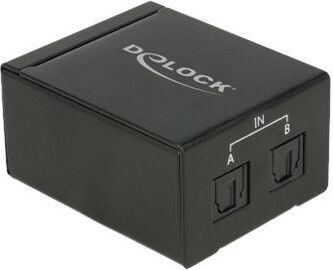 DELOCK TOSLINK Switch 2 x TOSLINK in zu 1 x TOSLINK out