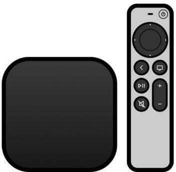 Apple TV 4K, Apple, A15, 128 GB, AVC, H.264, HEVC, M4V, MP4, MPEG4, AAC, AC3, AIFF, EAC3, FLAC, HE-AAC, MP3, MP3 VBR, WAV, GIF, HEIF, JPEG, TIFF MN893HY/A