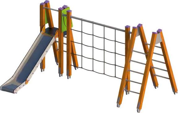 Erlebnisspielplatz Waldspielplatz Klettergerüst Spielbereich Bewegungsfläche