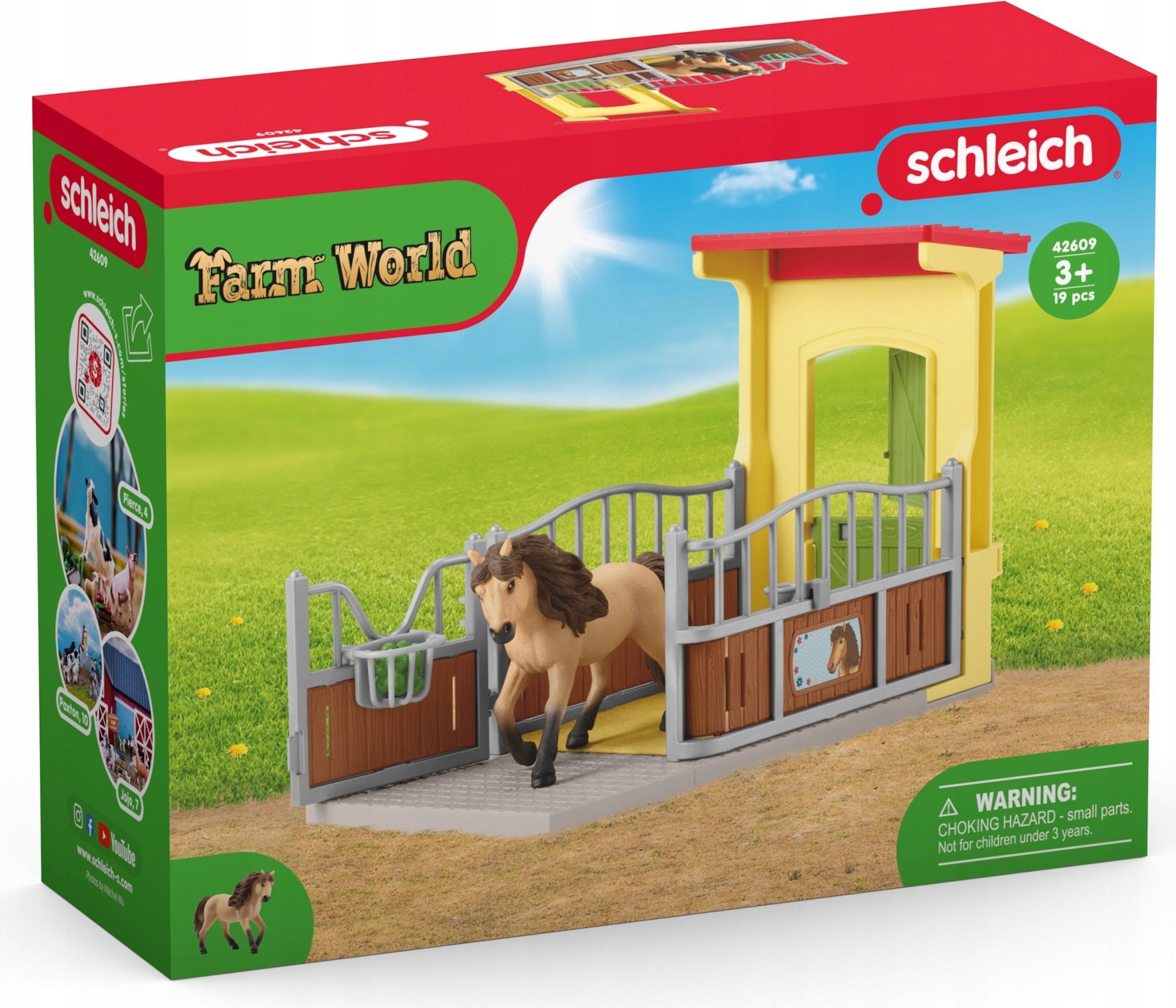 Schleich Farm World Ponybox mit Islandpferd Hengst 42609