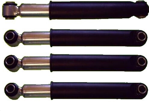 Lot De 2 Amortisseurs D'essieu Knott 990001 - Pour Remorque Jusqu'à 3500 Kg - Longueur 335 Mm