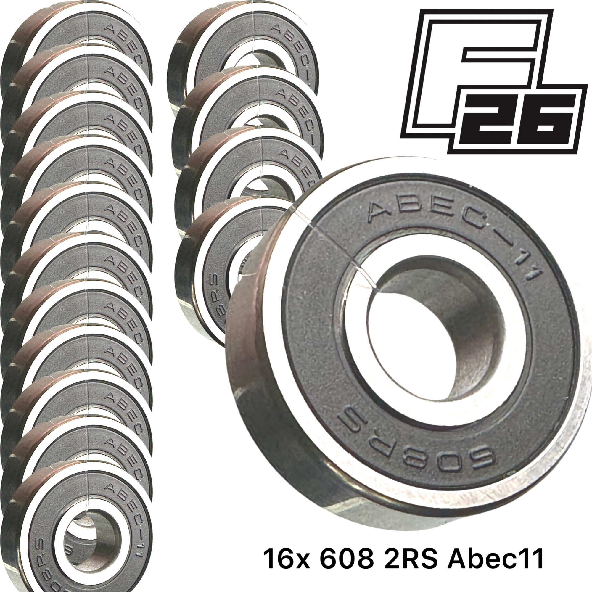 Fantic26 Kugellager 608 2 RS (16stk.) Abec 11