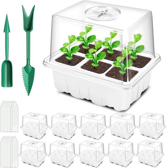 OEM Mini Gewächshaus für Jungpflanzen weiß 10 Stück 2026