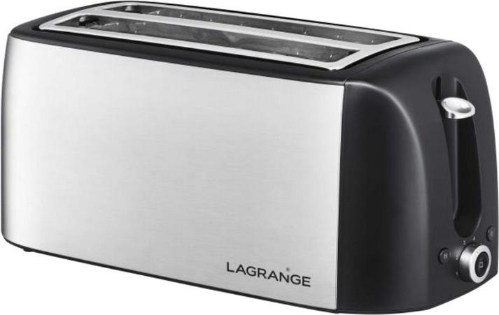 Toaster 2 schlitze 1400w edelstahl - Lagrange 519010