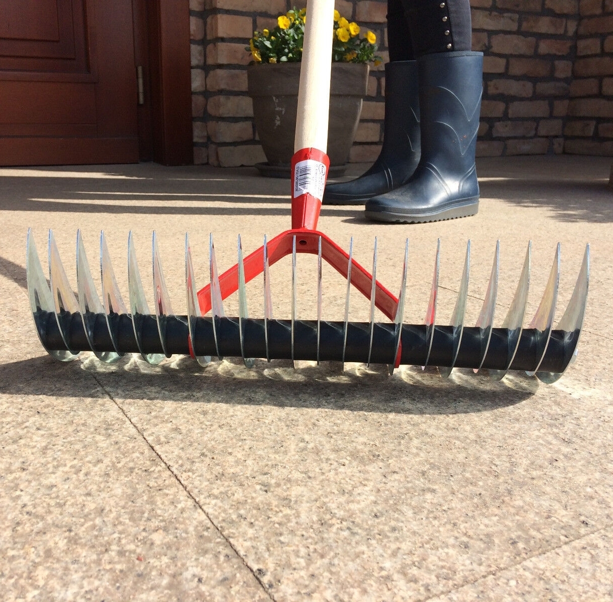 Schneidrechen 35cm Vertikutierer Rasenlüfter