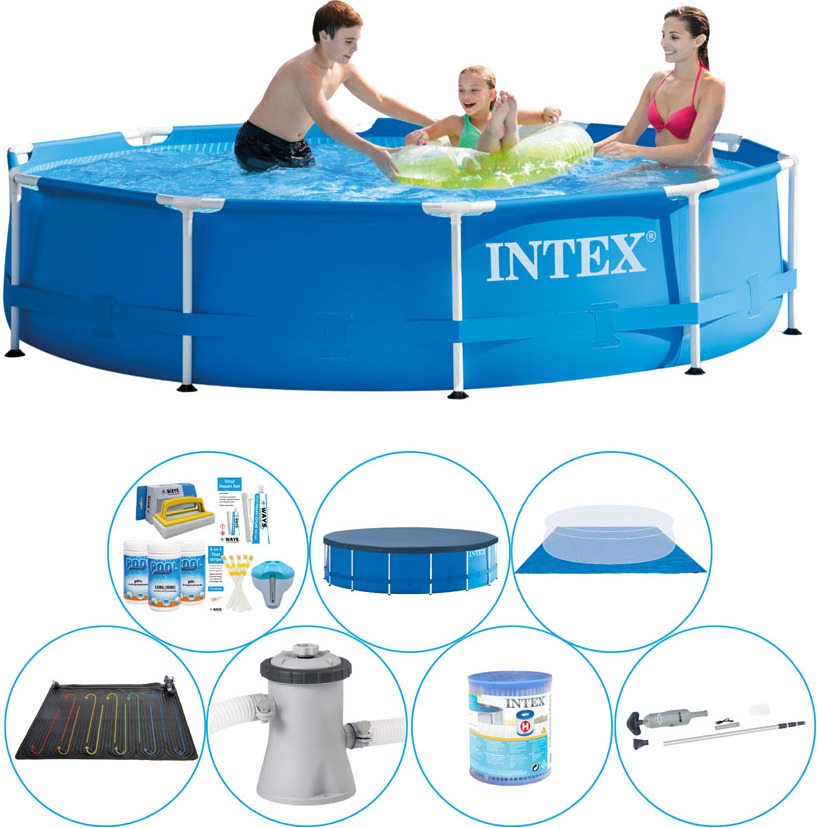 Ponuka bazénov - Intex kovový rám okrúhly 305x76 cm