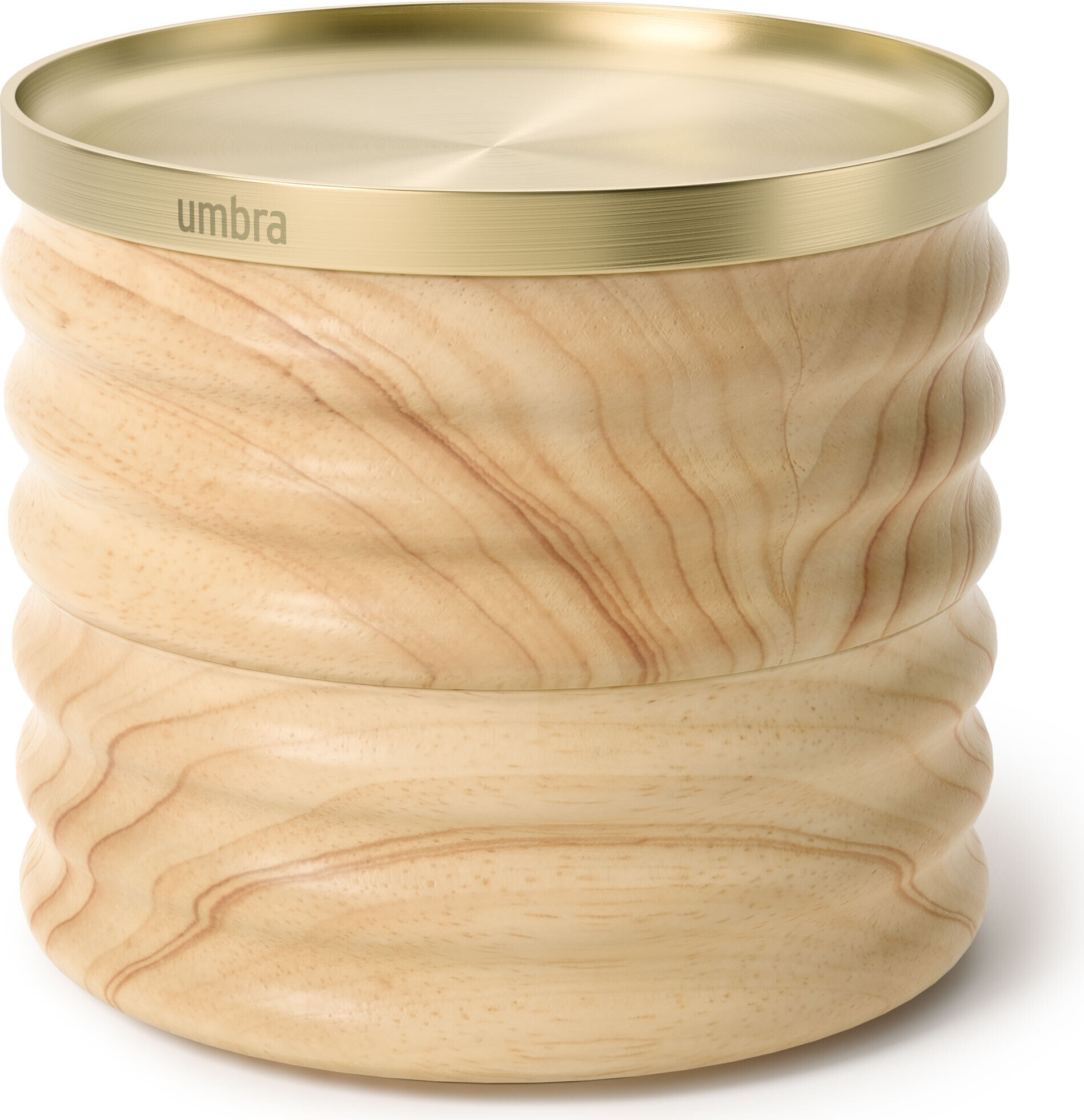 tesora wood storage box jewelry box white brass umbra 1021398-1291 schmuckkasten 137084652