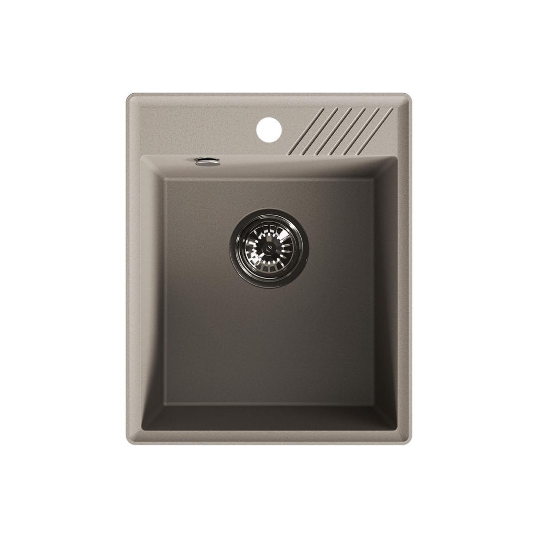 Kuchinox Beige Granitspüle 1 Becken Breite 394 mm Länge 485 mm SPH 410Y