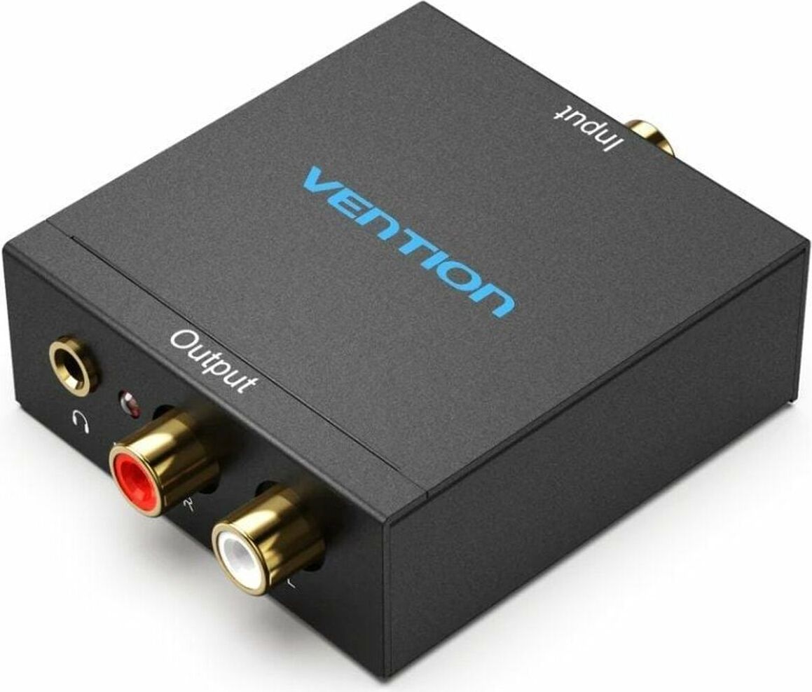 Vention Audio-Konverter de BDFB0-EU/ Toslink und RCA-Eingang/ 2x RCA-Ausgang