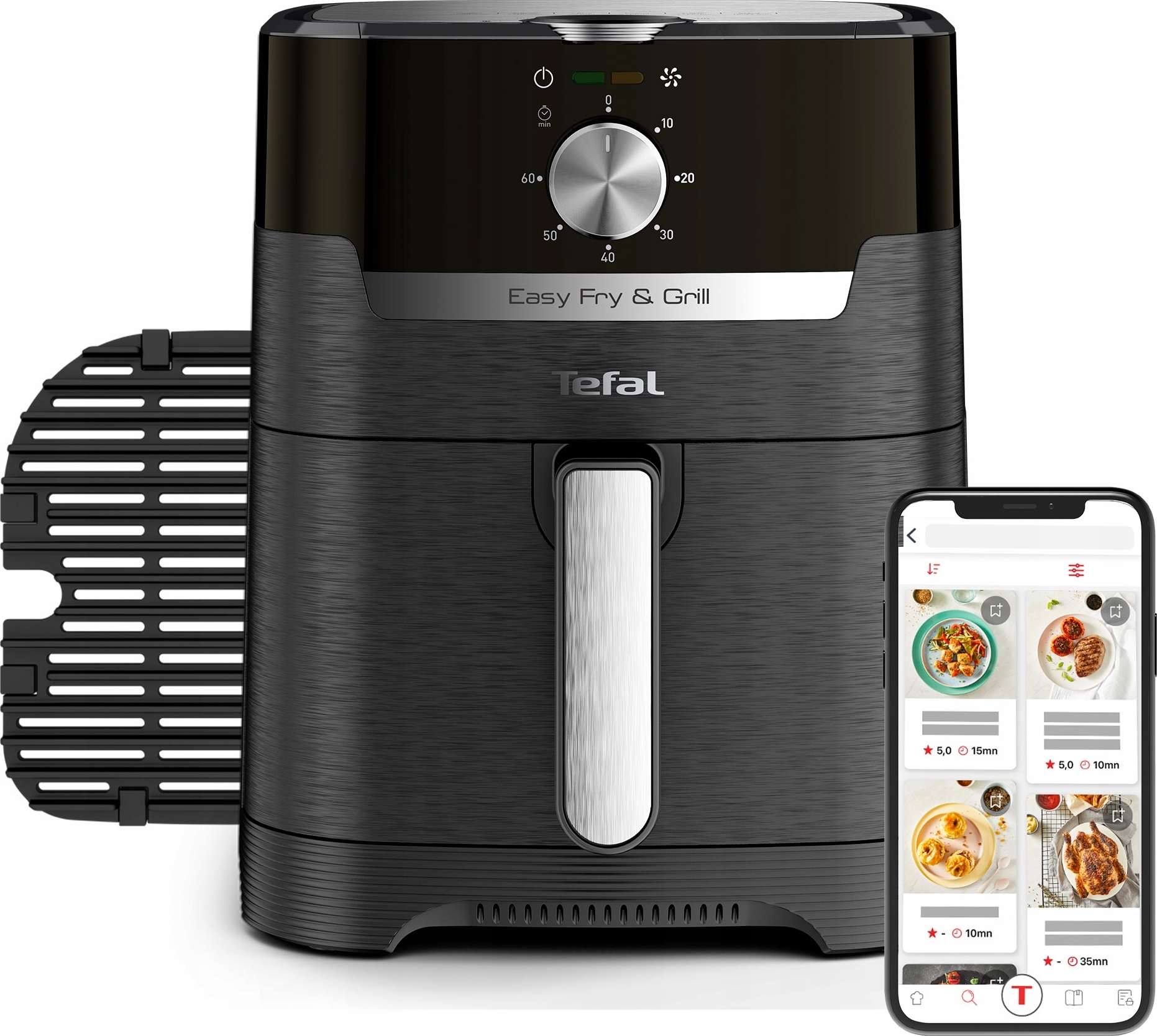 Fettfreie Friteuse Tefal Easy Fry&Grill Ey5018 1550W 4,2L Luftgrill