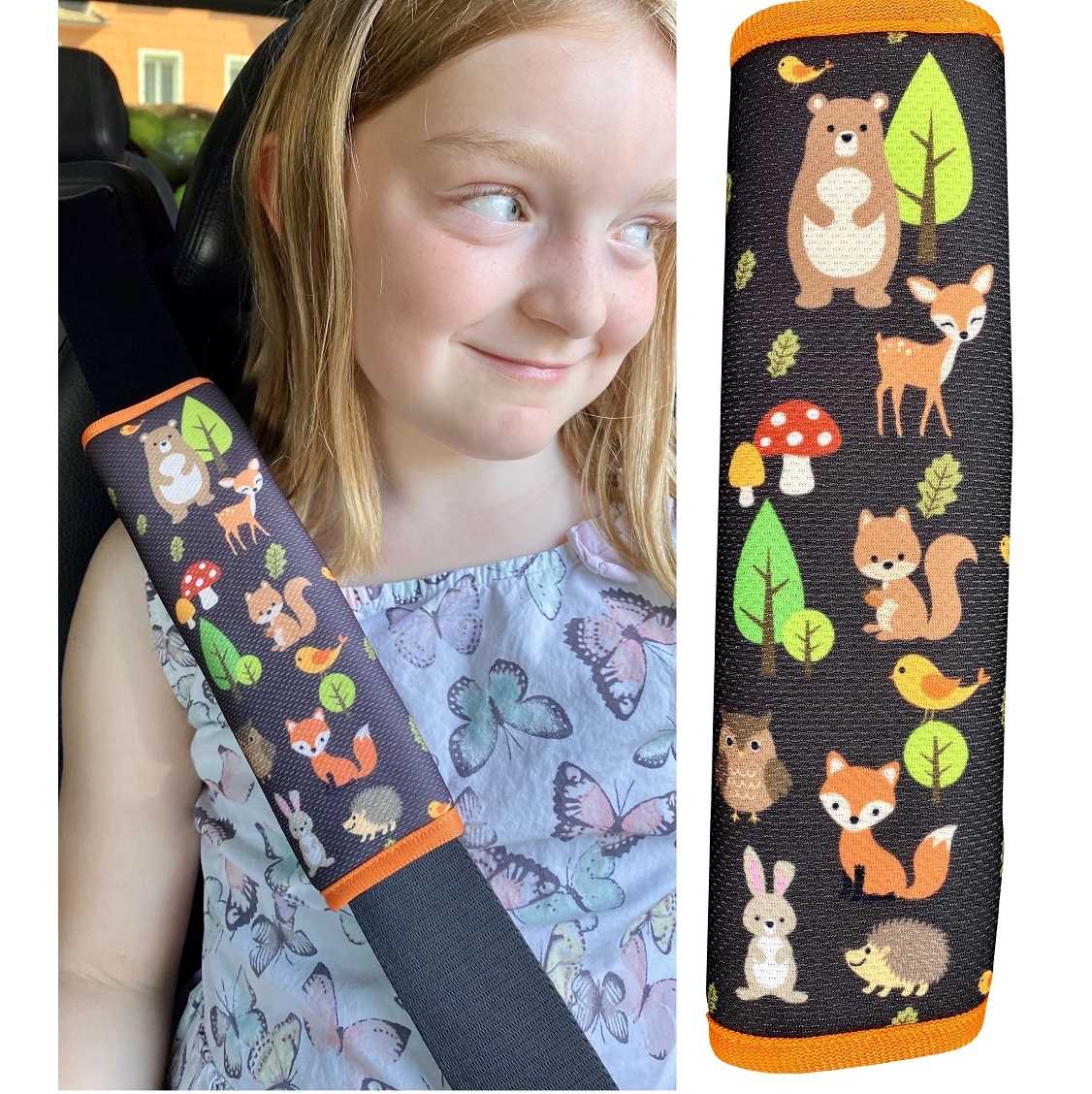 Kind Kinder Kleinkind Auto Sicherheitsgurt Schulterpolster Cover Head Neck Support