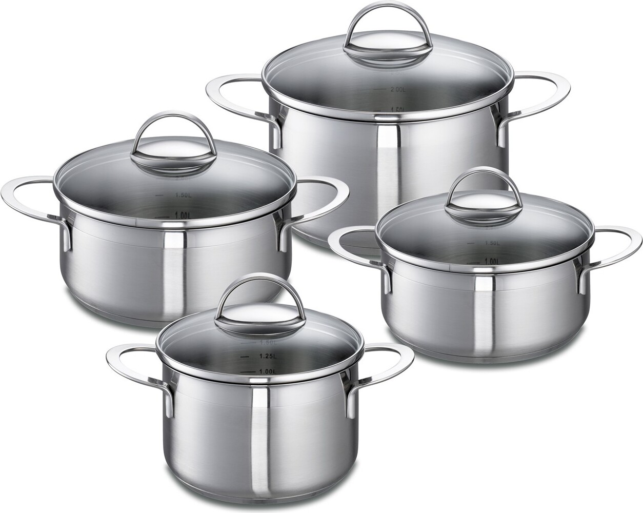 SuS Schulte-Ufer Schulte-Ufer | Topf Set 4tlg Quattro Set Wave SU-Set 1065