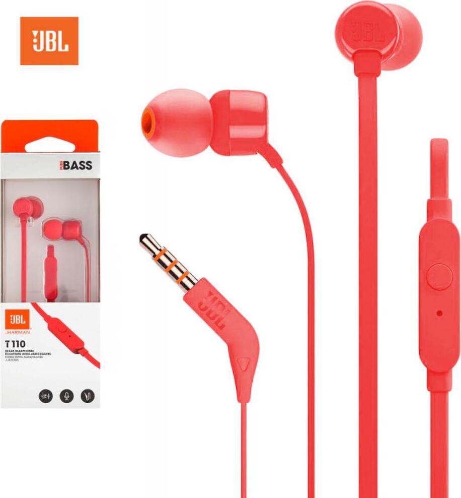 Jbl T110 Kopfhrer Rot Rot One Size JBLT110RED
