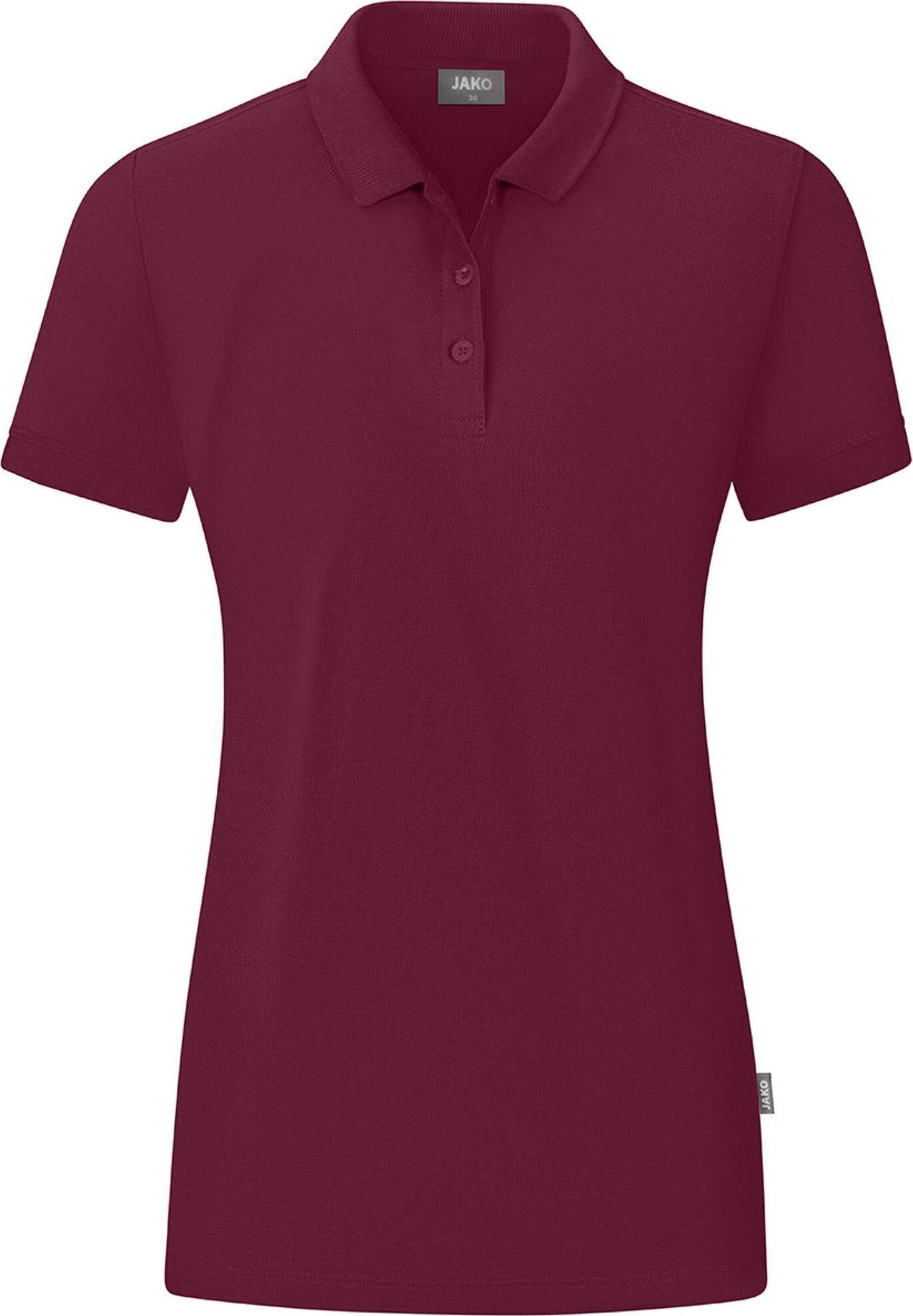 JAKO Polo Organic maroon maroon 34 C6320D