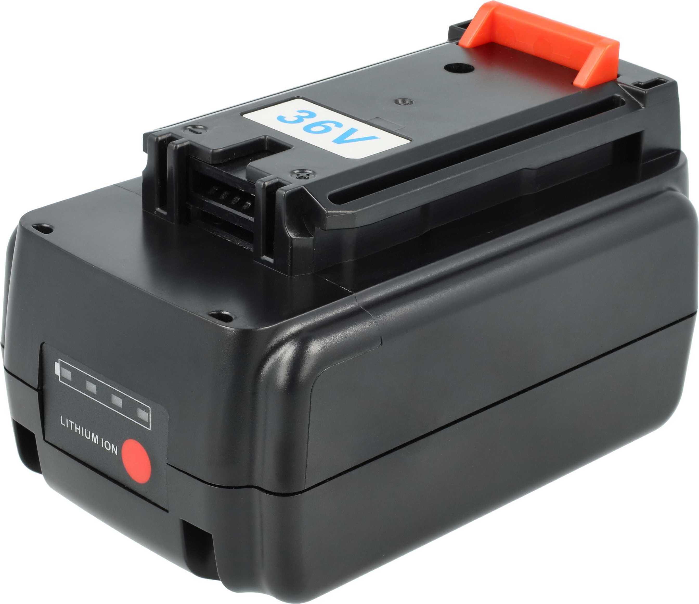 vhbw Akku kompatibel mit Black & Decker CLMA4820L2, CLMA4825L2-QW, CM1640, CLM3825L2-QW, BCSTA536, BCSTA536L1-QW Werkzeug (3000 mAh, Li-Ion, 36 V) 181804554-7