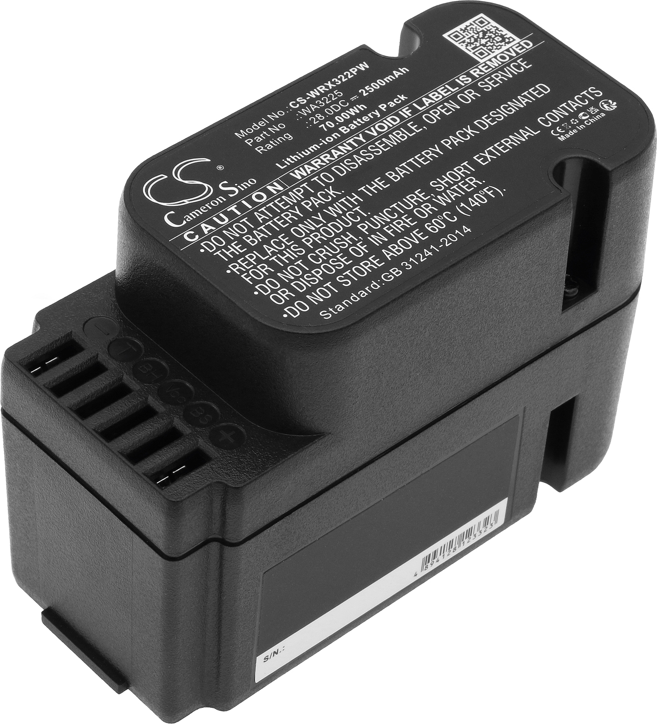 TECHTEK Akku Kompatibel mit [Worx] Landroid L1500, Landroid L1500i, Landroid L2000, Landroid L2000 Wi, Landroid L2000i, Landroid M1000i, Landroid M12 WA3225, WA3226, WA3565