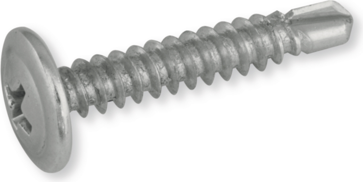 Lüfterschrauben 16 Mm – 4 Stück, Silber, Kreuzschlitz, Selbstschneidend Für PC-Gehäuse