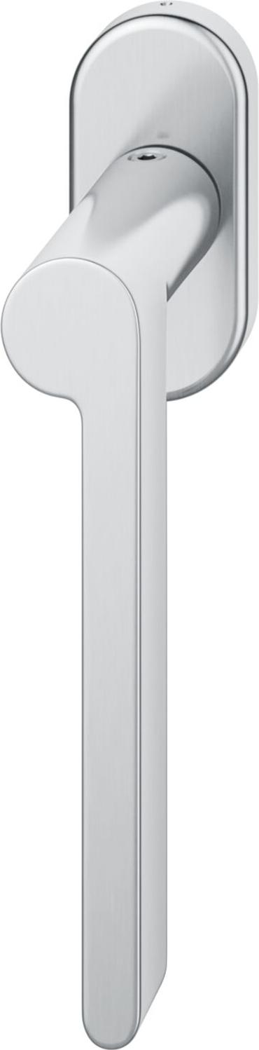 FSB Fenstergriff 34 1021 ovale Rosette rechts Fensterbeschlag Edelstahl matt