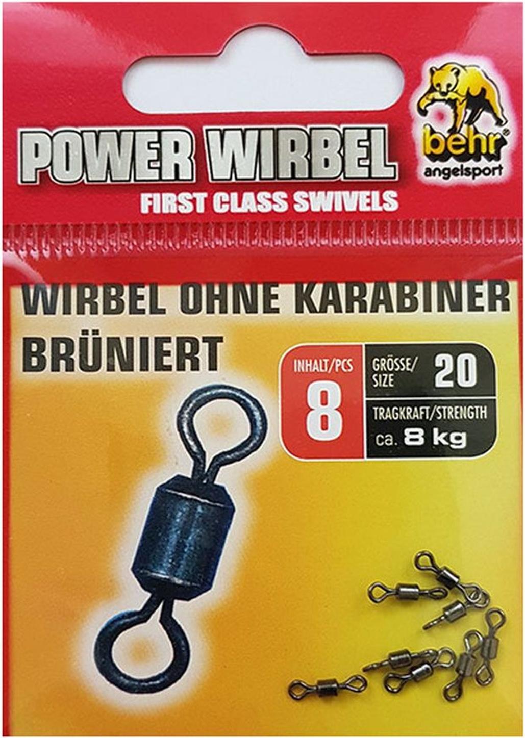 Behr Angelsport GmbH 8 Tönnchenwirbel Mini Wirbel Gr. 20