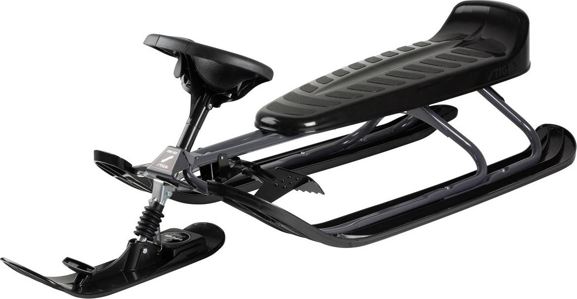 STIGA Snow Racer King Size GT Grau Modell 2025 Lenkschlitten