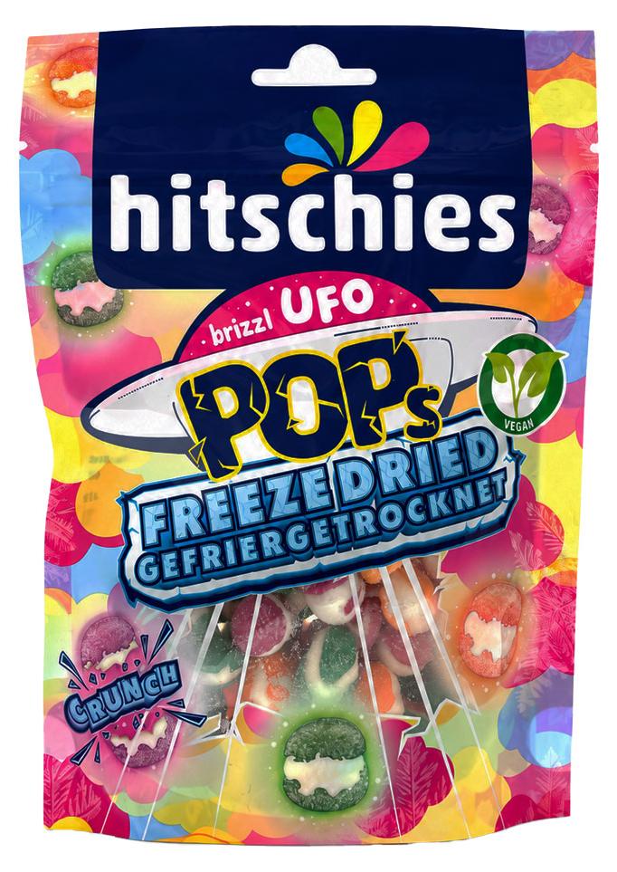 Hitschies brizzl UFOs Pops Freezedried 50g