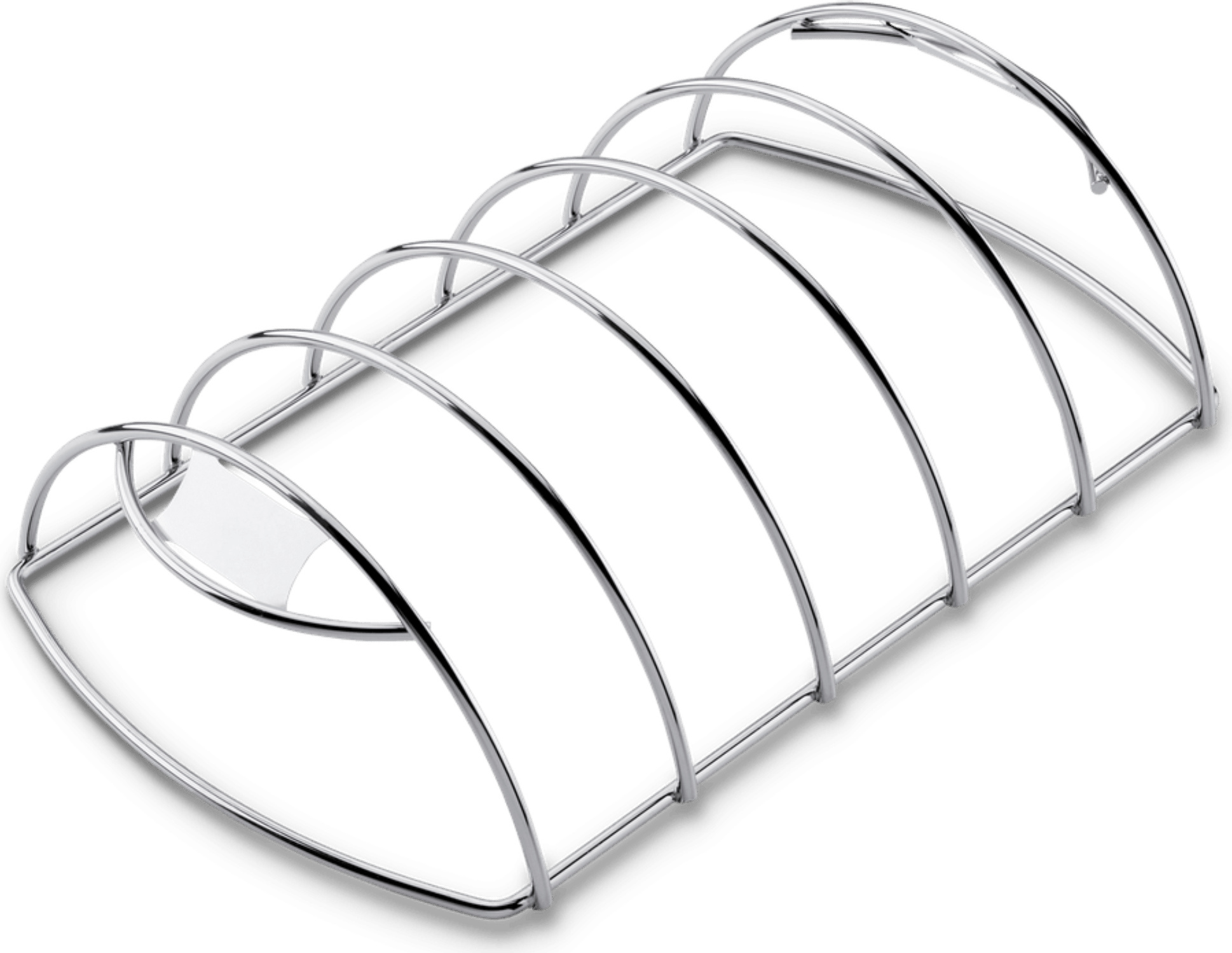 Weber Spare-Rib - Rippchengrill - Edelstahl - Q 200/2000 AND LARGER GAS BARBECUES - AND 47CM AND LARGER CHARCOAL BARBECUES - Weber - 203,2 mm - 335,3 mm 6605