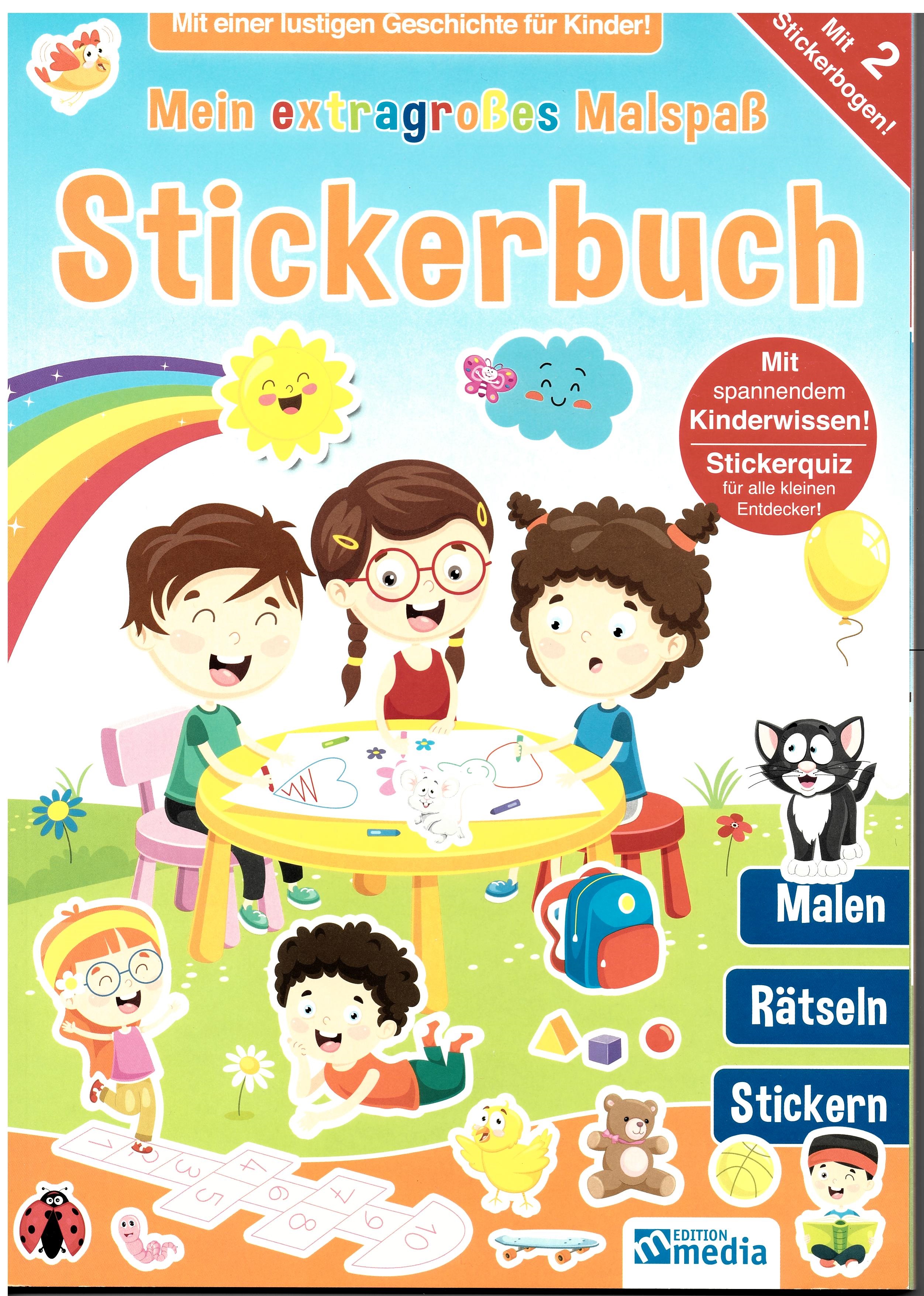 Samolepky Fun Book - My Extra Large Colouring | Kaufland.cz